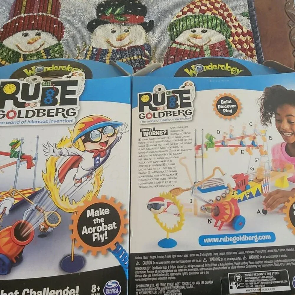 Lot of TWO Rube Goldberg Wonderology STEM Kits 8+ Acrobat Challenge New in Box